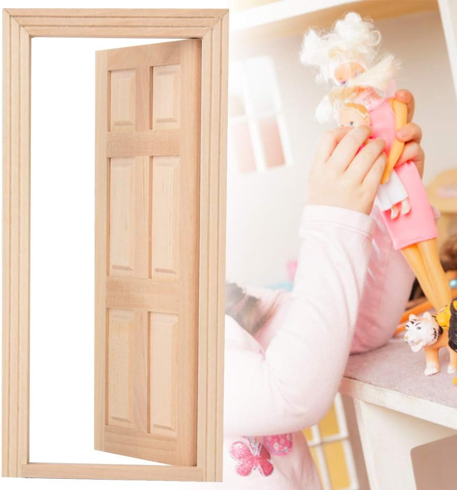 1:12 Doll House Mini Wooden Door Set T389322