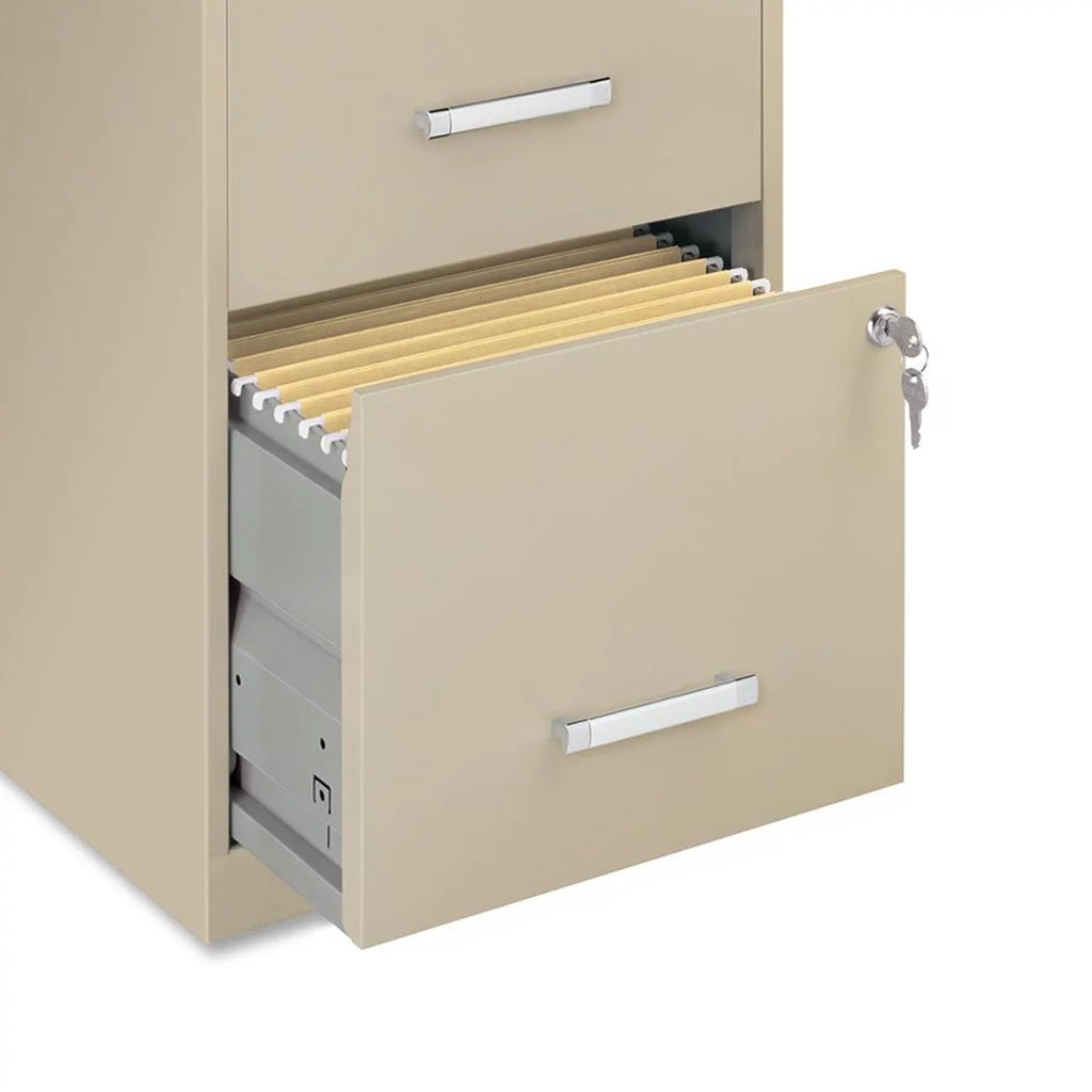 2 Drawers Vertical Steel Lockable Filing Cabinet Z384