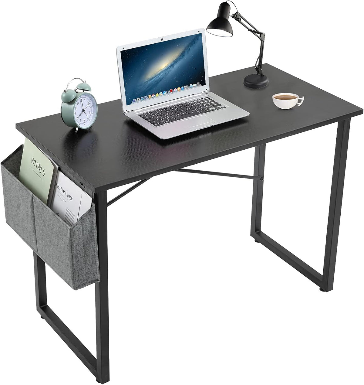 Brown 32inch Computer Desk with Storage Bag M50658
