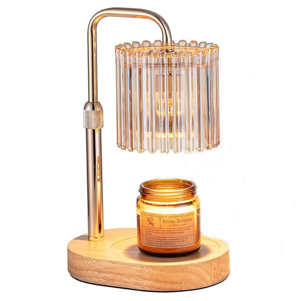 Candle Warmer Lamp with Timer, 2 Bulbs Height Adjustable Dimmable A907