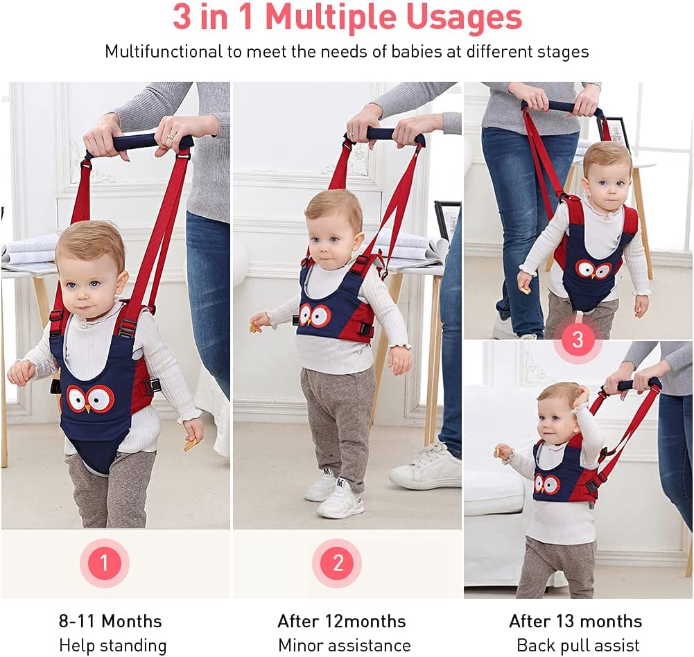Adjustable Baby Walking Helper with Detachable Harness G862