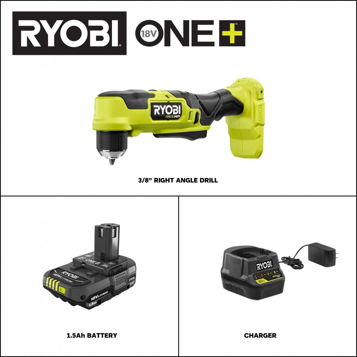 18V Brushless Cordless Compact 3/8 in. Right Angle Drill Kit M16679