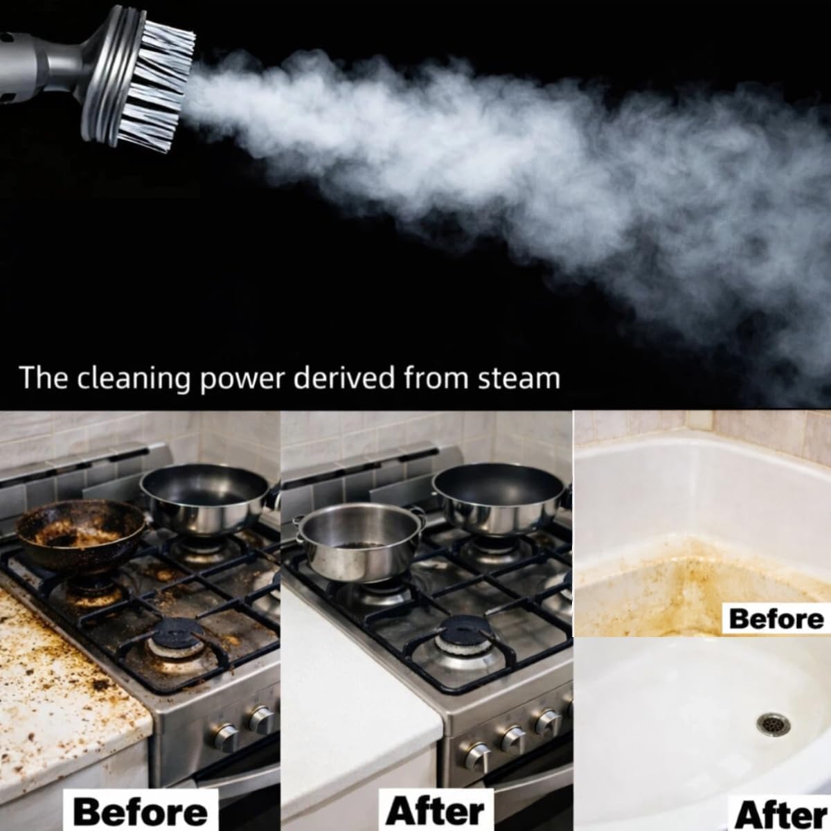 300°F Scrub & Steam Mop with 13 Accessories L462216
