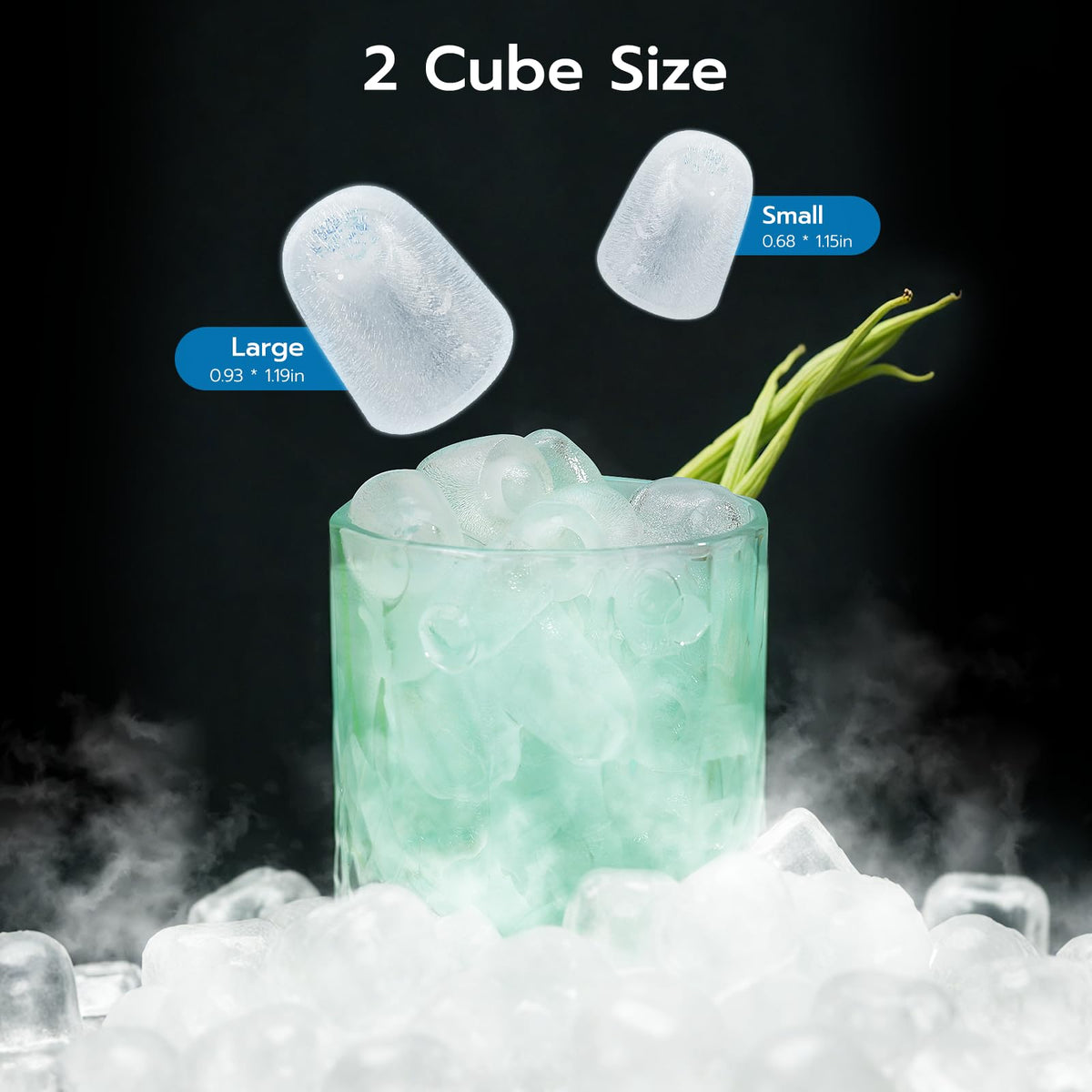 Black 26Lbs/24H Countertop Ice Maker W33255