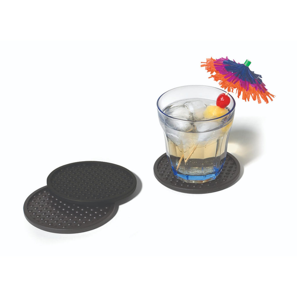 Black Set of 4 Coaster C204