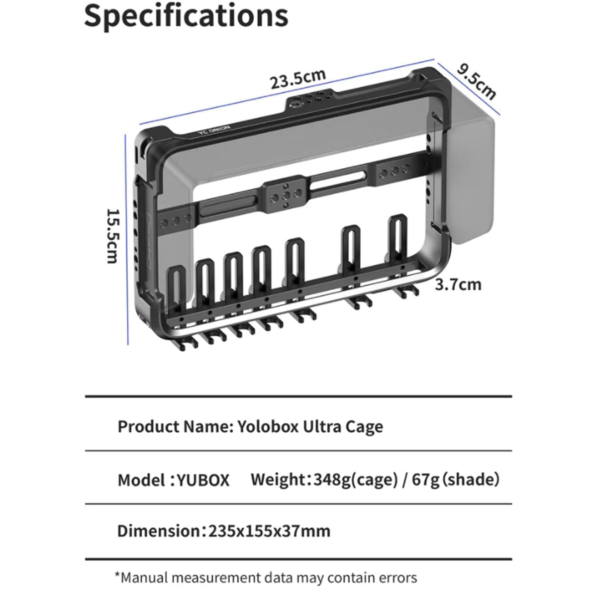 Aluminum Alloy Full Cage with Magnetic Shade X870412
