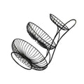 Black 3-Tier Iron Fruit Basket N463