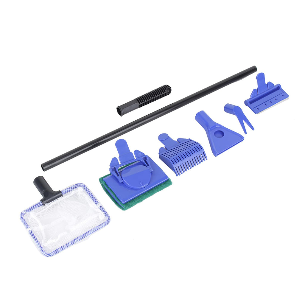 5 in 1 ABS Plastic Aquarium Cleaning Brush Kit I86740