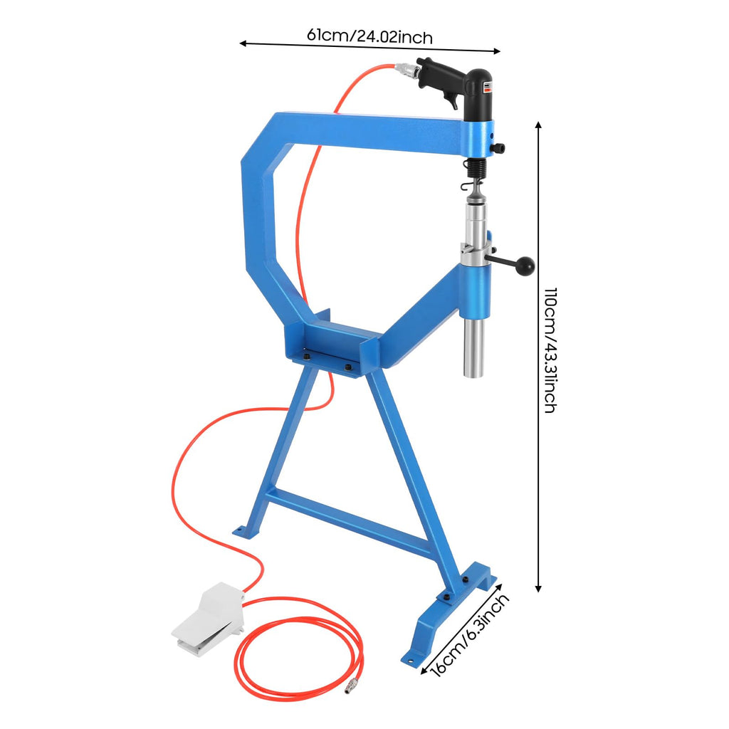 Pneumatic Planing Hammer with Pedal and Stand F2566