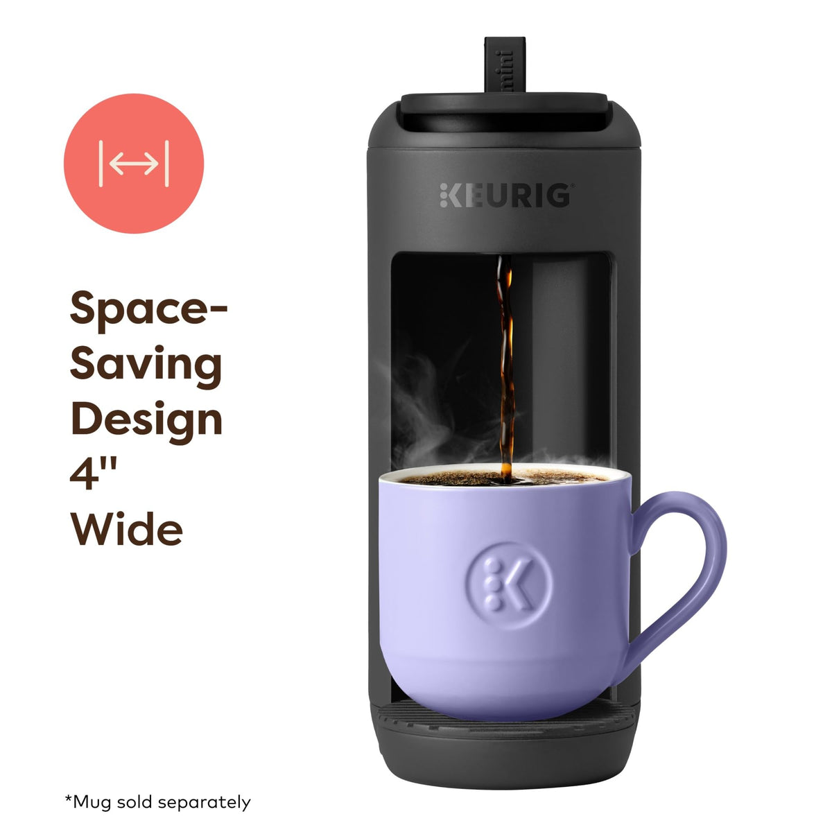 Single Serve K-Cup Pod Coffee Maker, Black H688759