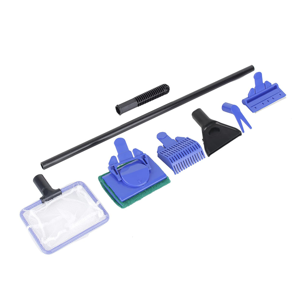 5 in 1 ABS Plastic Aquarium Cleaning Brush Kit I86740
