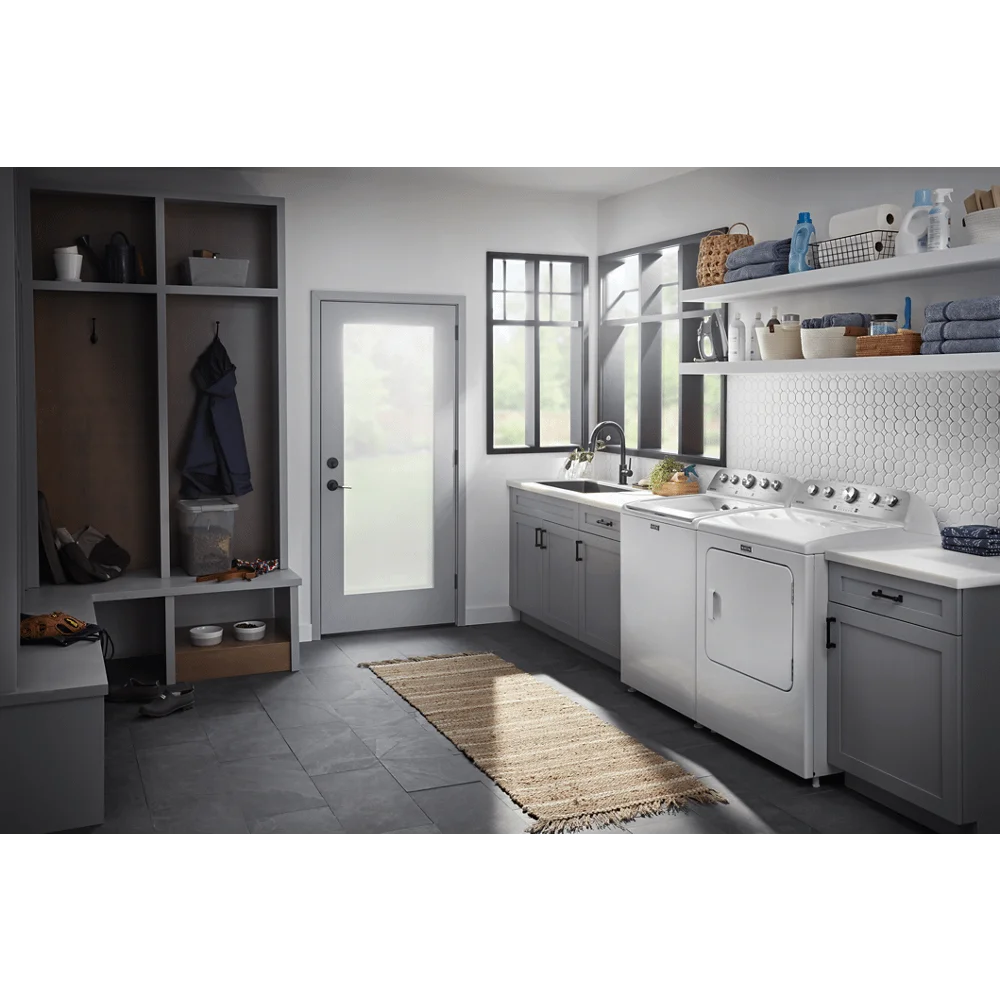 White Top Load Electric Dryer Q9356