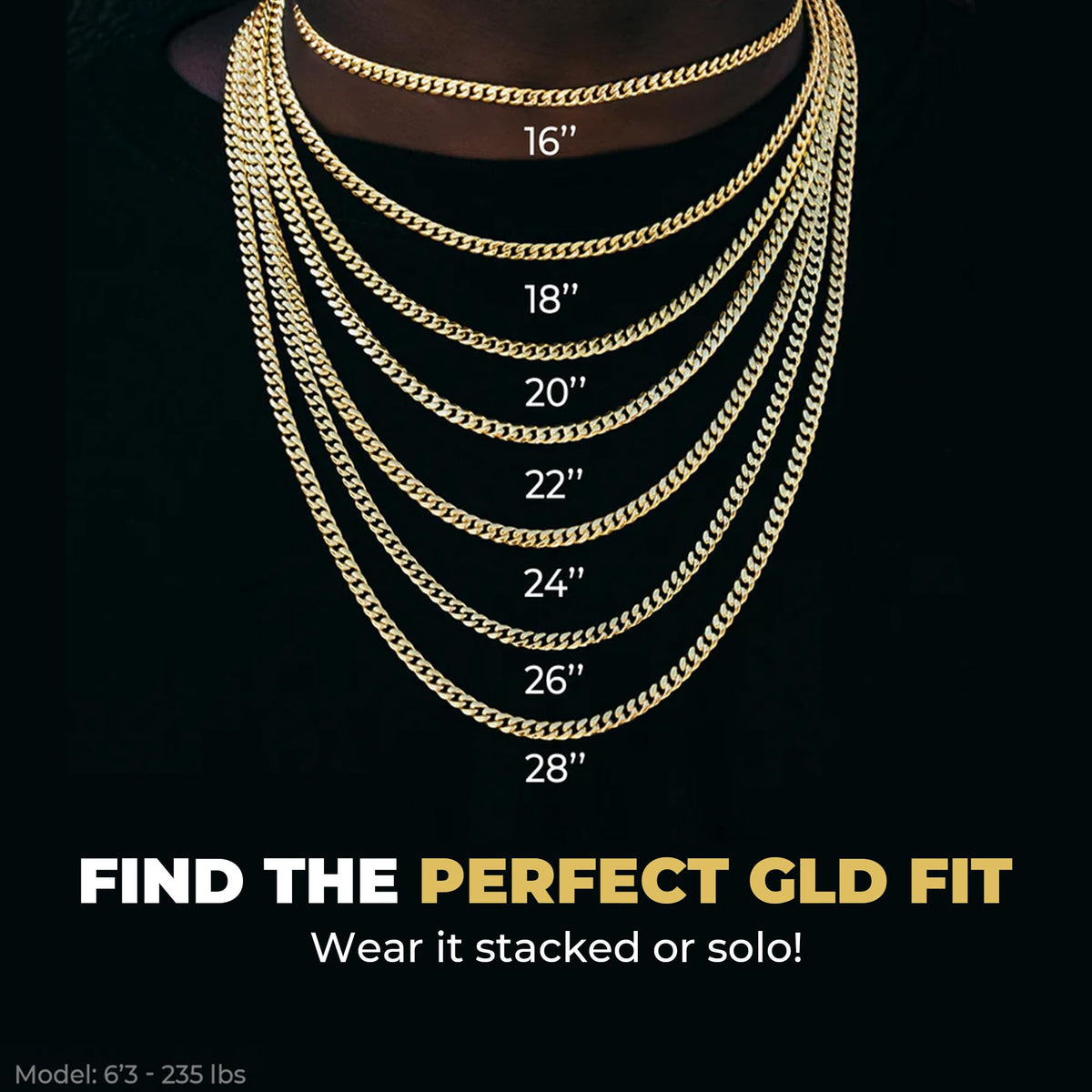 Gold-Plated Micro Cuban Link Chain Z524065