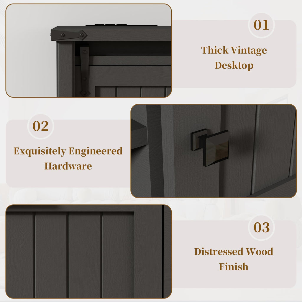 Lateral File Cabinet with Charging Station T44214