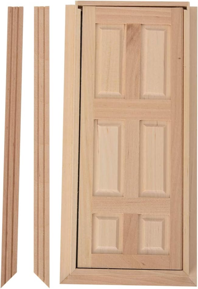 1:12 Doll House Mini Wooden Door Set T389322