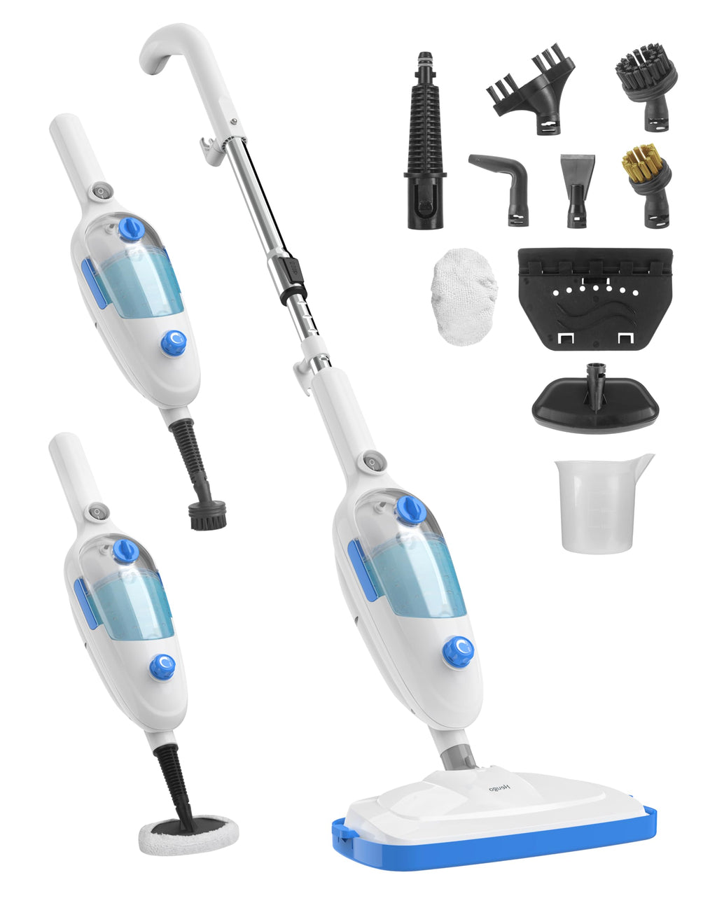 10in1 Handheld Steam Mop with 2 pad E1766
