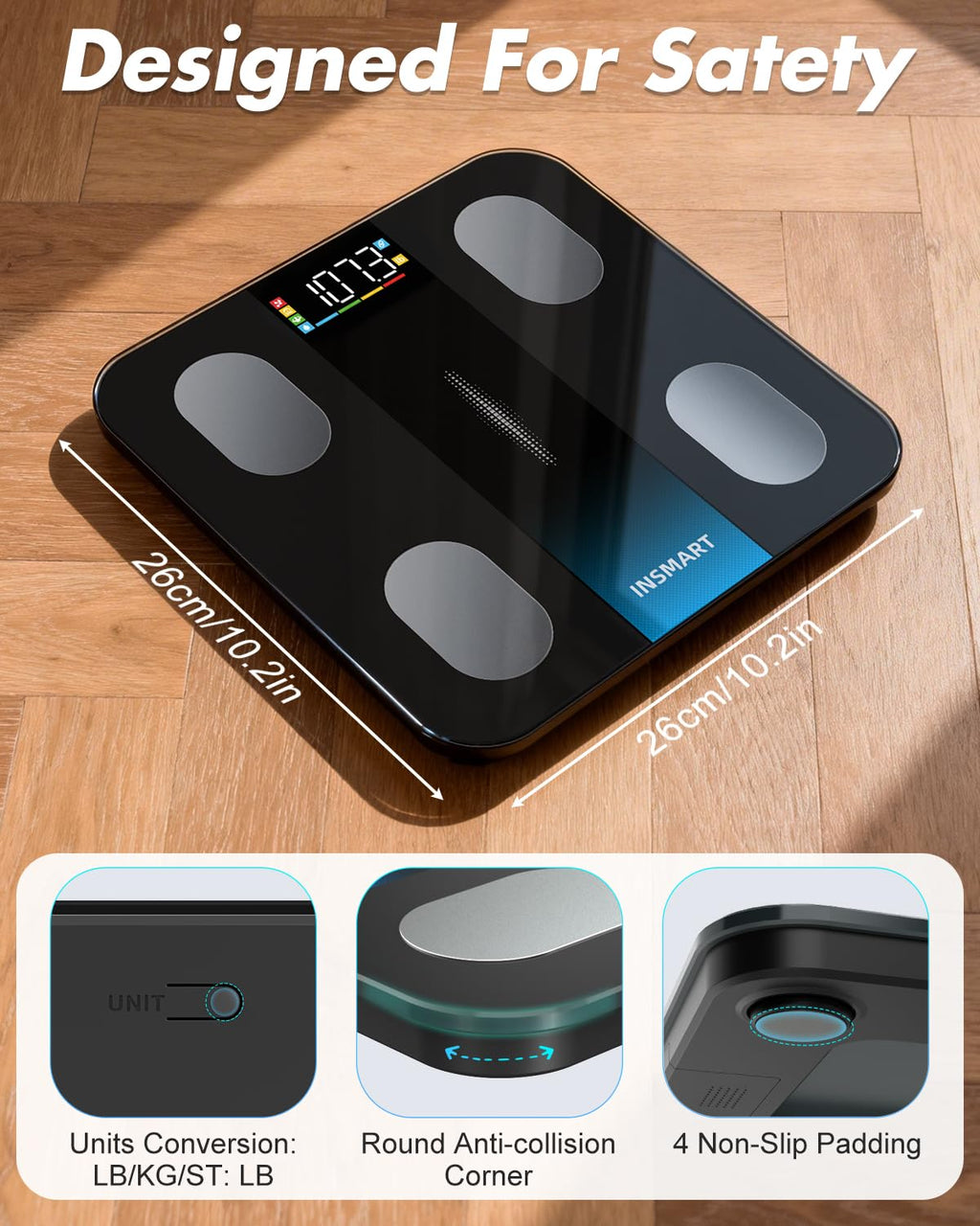 Body Weight Body Fat & BMI Scale F400030