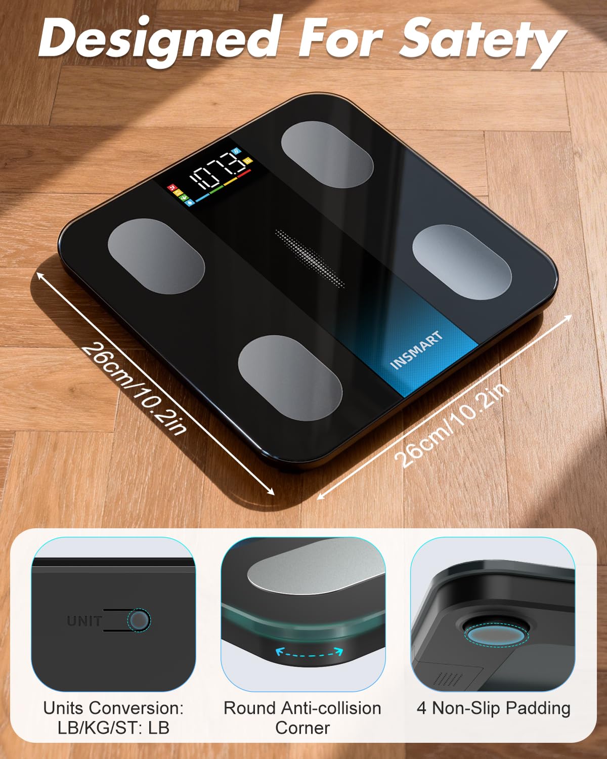 Body Weight Body Fat & BMI Scale F400030