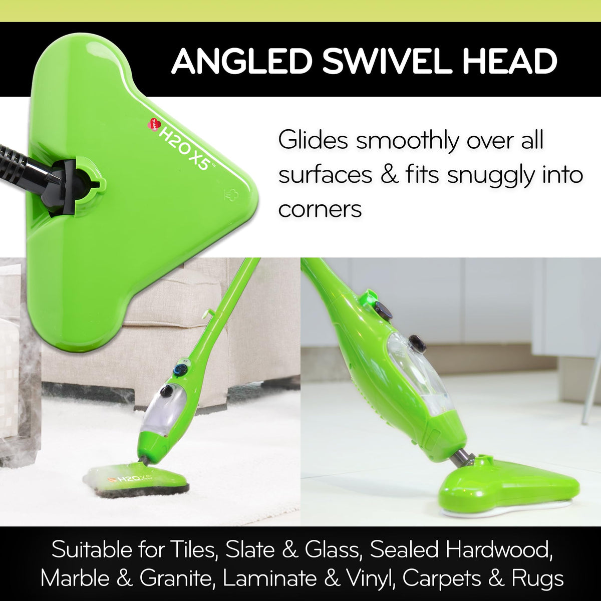 5-in-1 Steam Mop and Handheld Steam Cleaner R62409