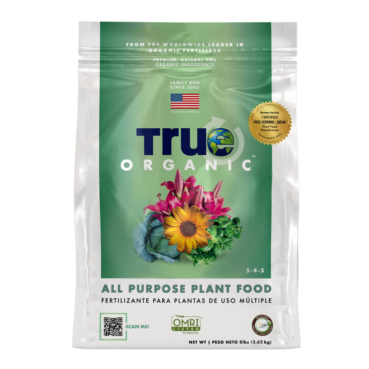Organic All Purpose Plant Food 8lb Bag E688