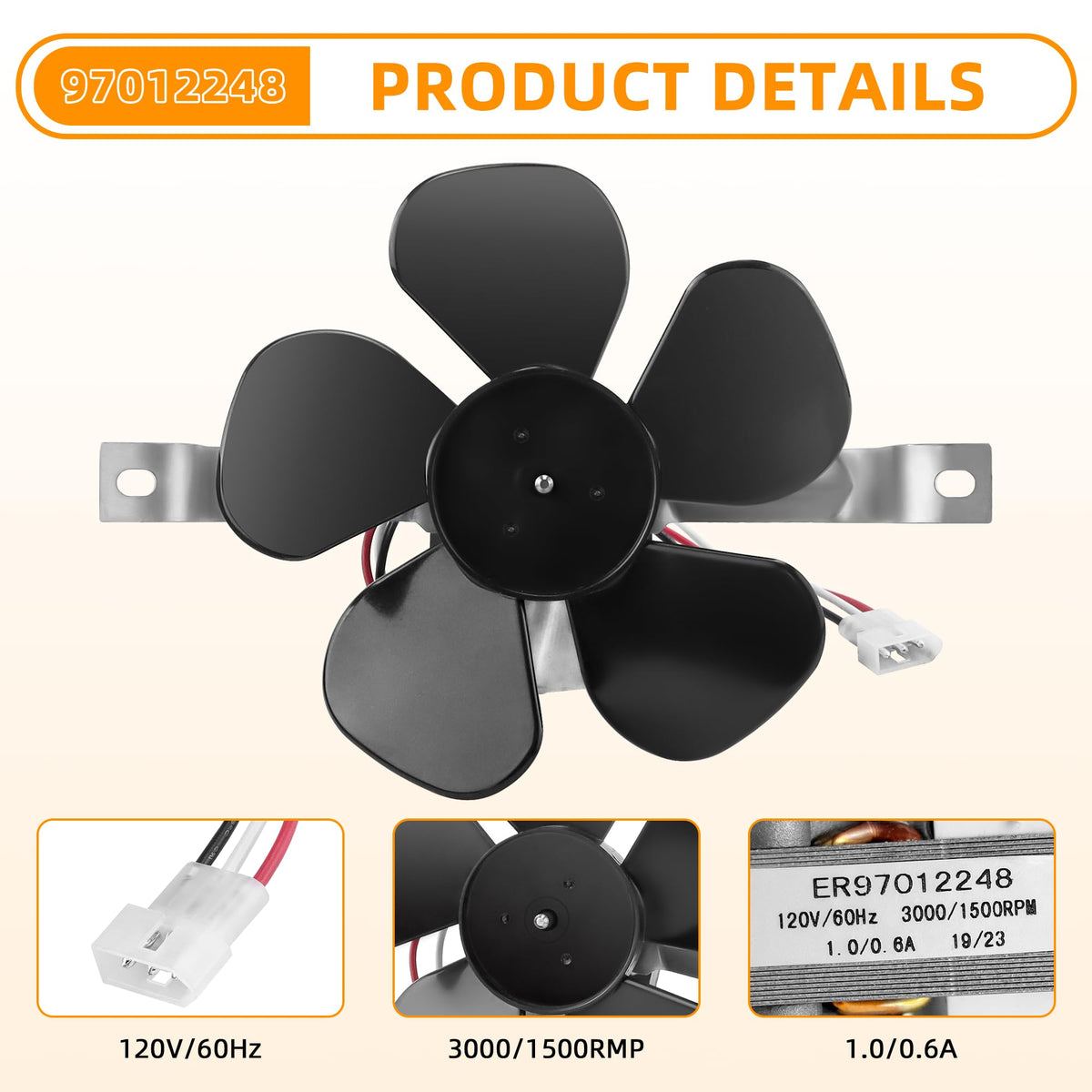 Range Hood Fan Motor V382