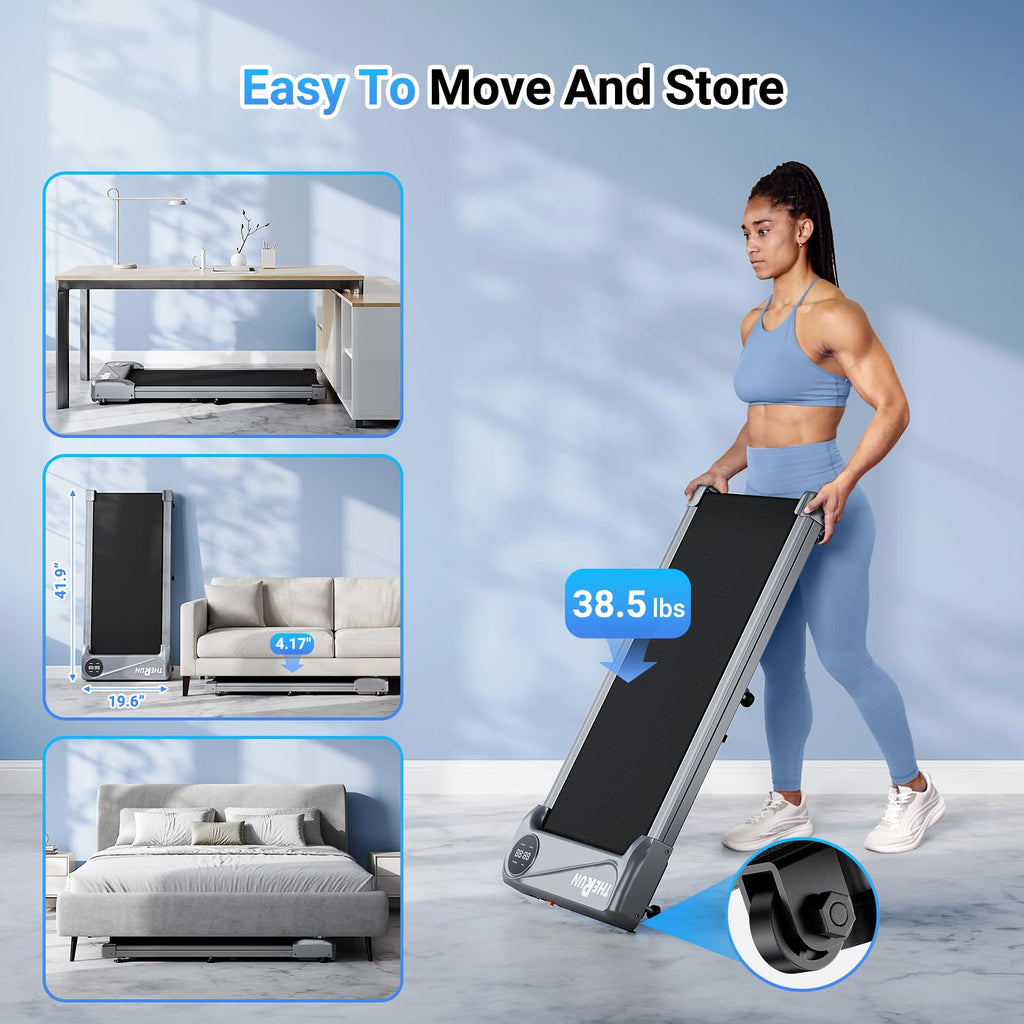Portable Mini Treadmill 2.5HP 265 lbs Weight Capacity M946