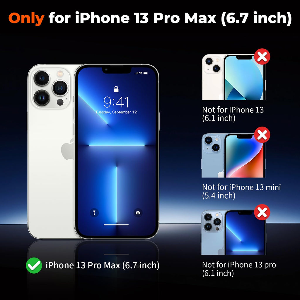 Magnetic iPhone 13 Pro Max Case Dark Blue V60442