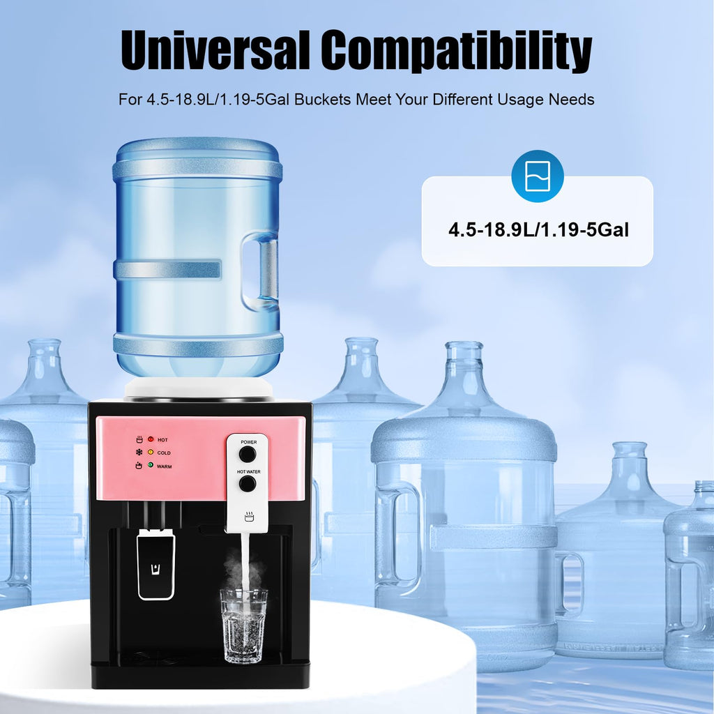 Top Loading Countertop Water Dispenser, 3 Temperature Setting D2377