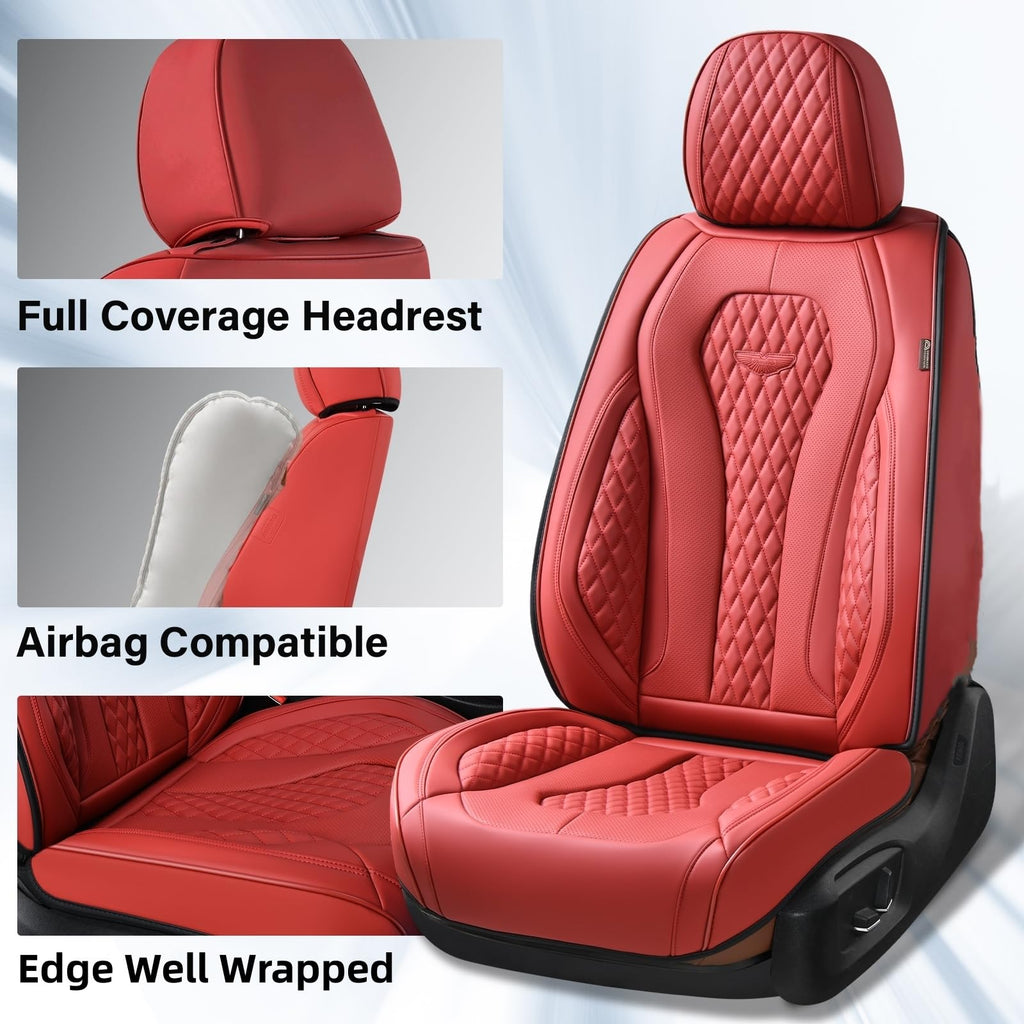 Waterproof Leather Car Seat Covers Full Set H476933