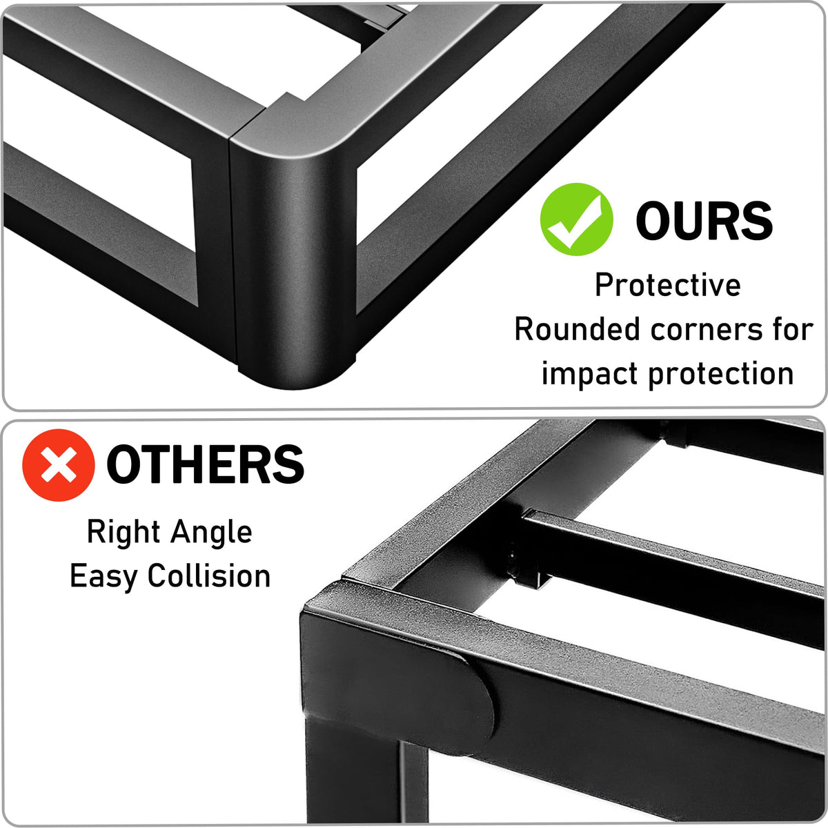 10 Inch Twin Bed Frame with Steel Slats Support N957