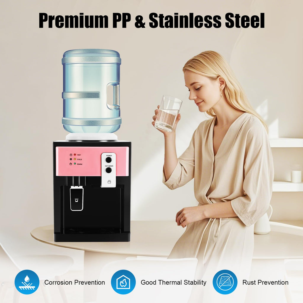 Top Loading Countertop Water Dispenser, 3 Temperature Setting D2377