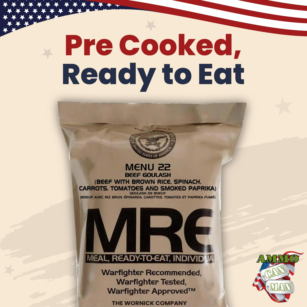 Military Surplus MRE Box I54433