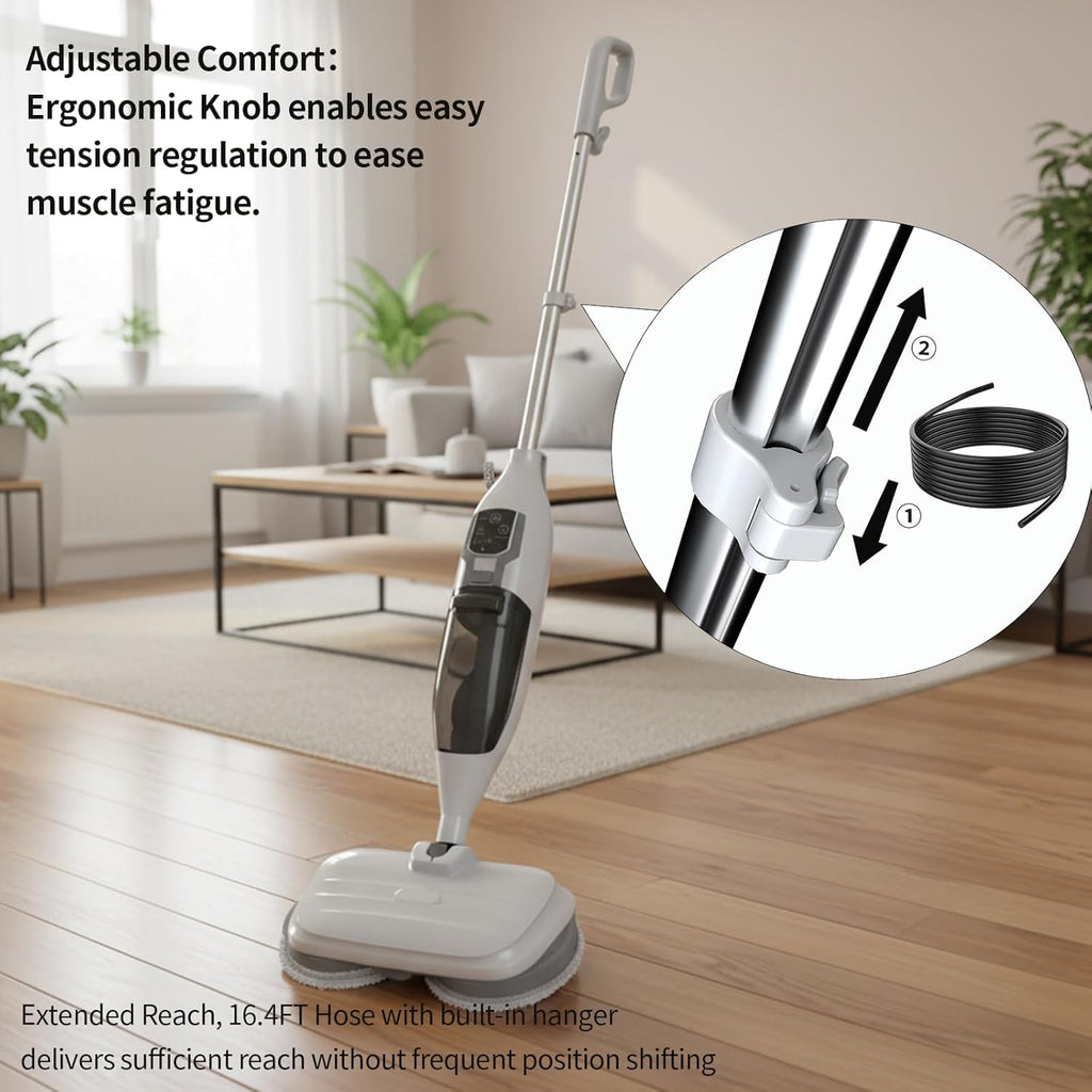 300°F Scrub & Steam Mop with 13 Accessories L462216
