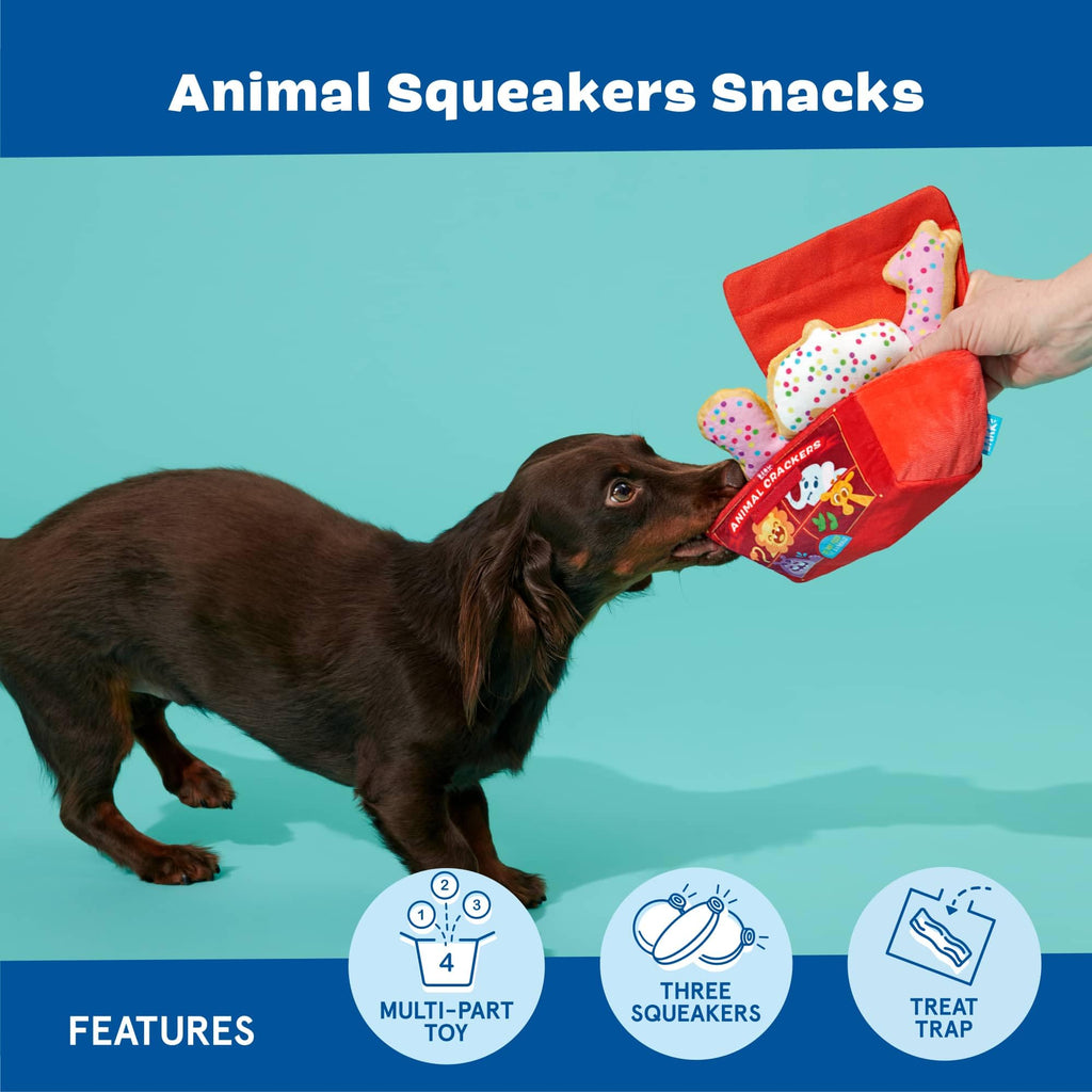 4-in-1 Interactive Plush Dog Toy G34073