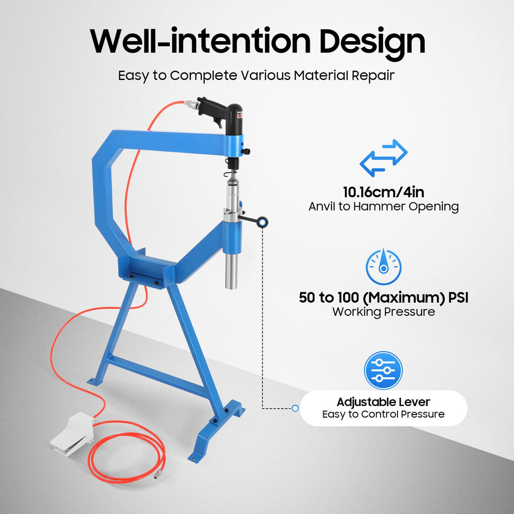 Pneumatic Planing Hammer with Pedal and Stand F2566