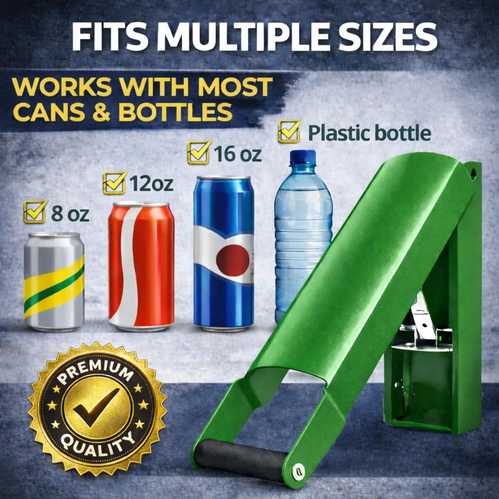 Heavy Duty 8oz 12 oz 16oz Aluminum Can Crusher B268
