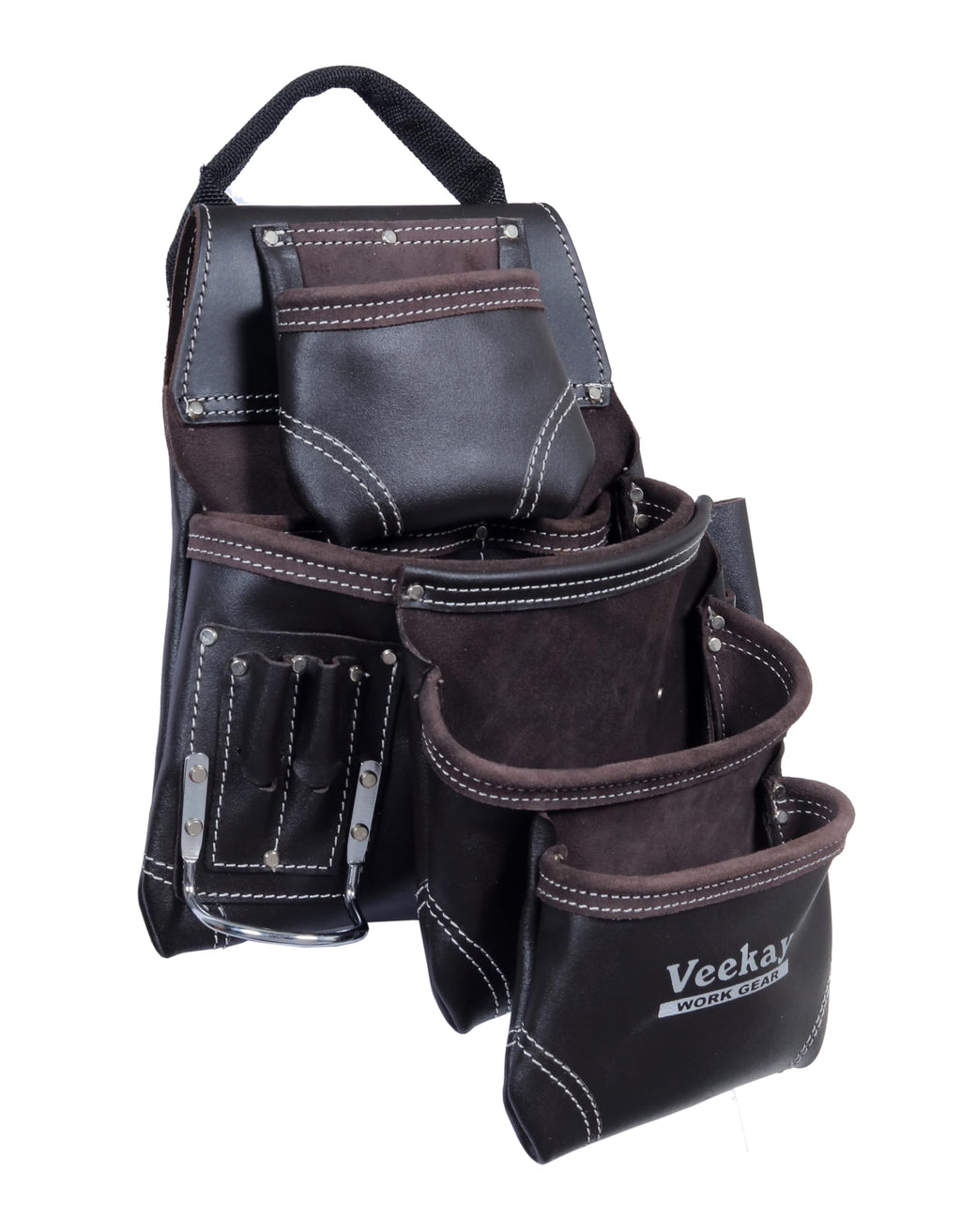 Brown Leather 22-Pocket Tool Belt F17594