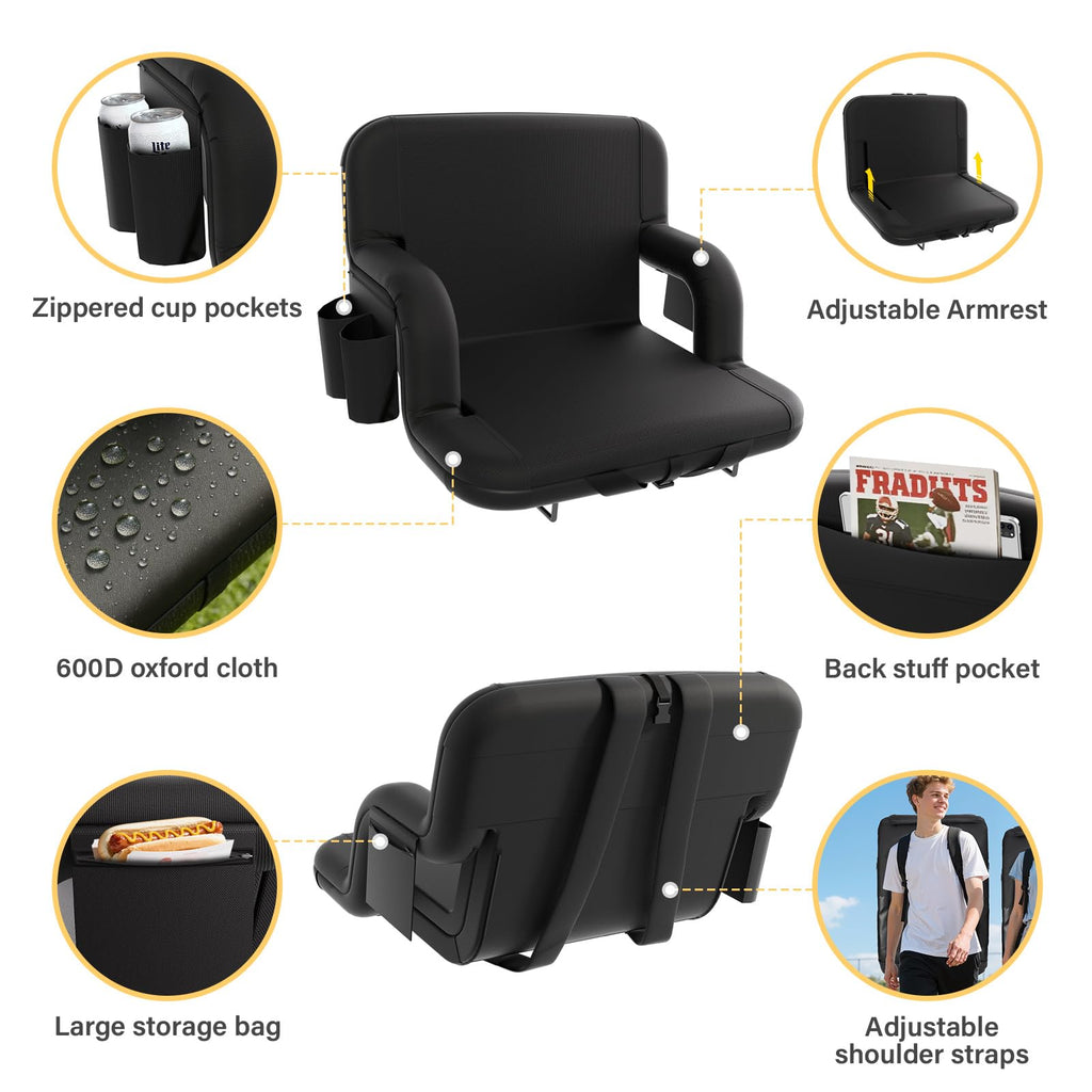 Stadium Seat with Back Support M84762