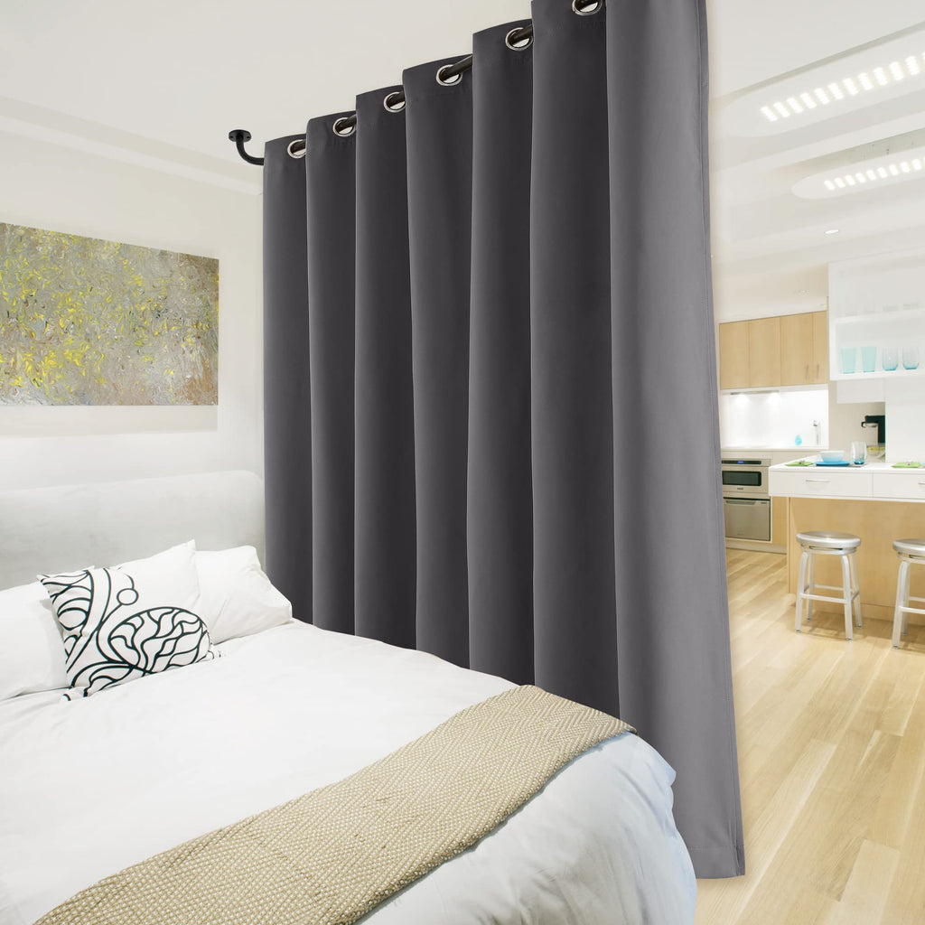 Gray 1 Panel 100 x 84 Inch Patio Door Curtain W70484