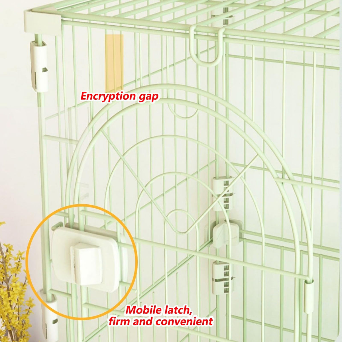 3/4-Tier Cat Cage Playpen with 3 Platforms, 3 Doors & 2 Ramps Y3057