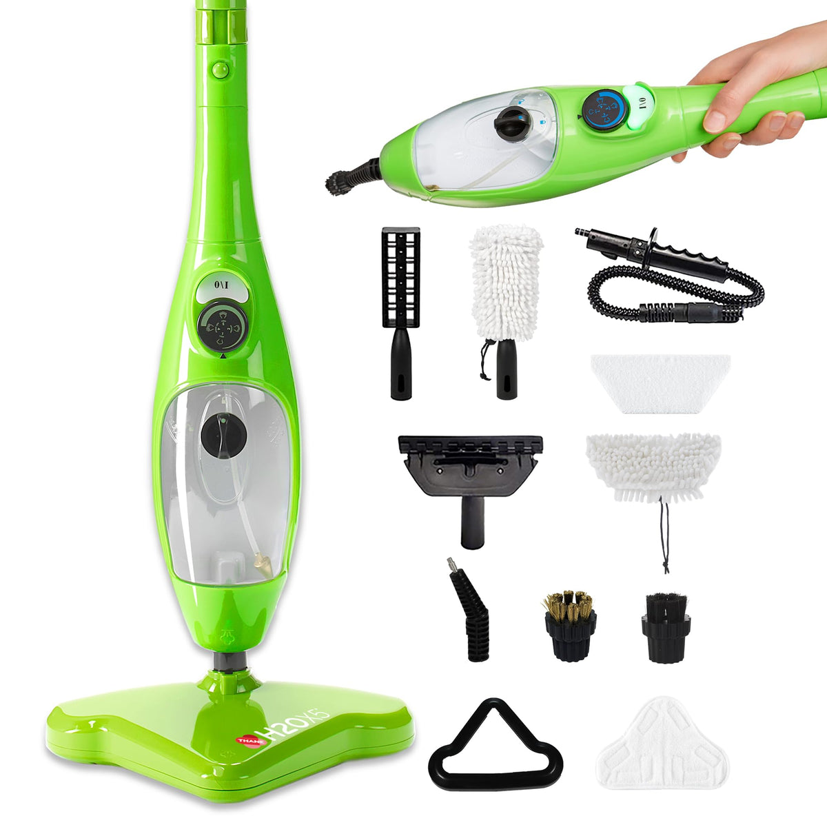 5-in-1 Steam Mop and Handheld Steam Cleaner R62409