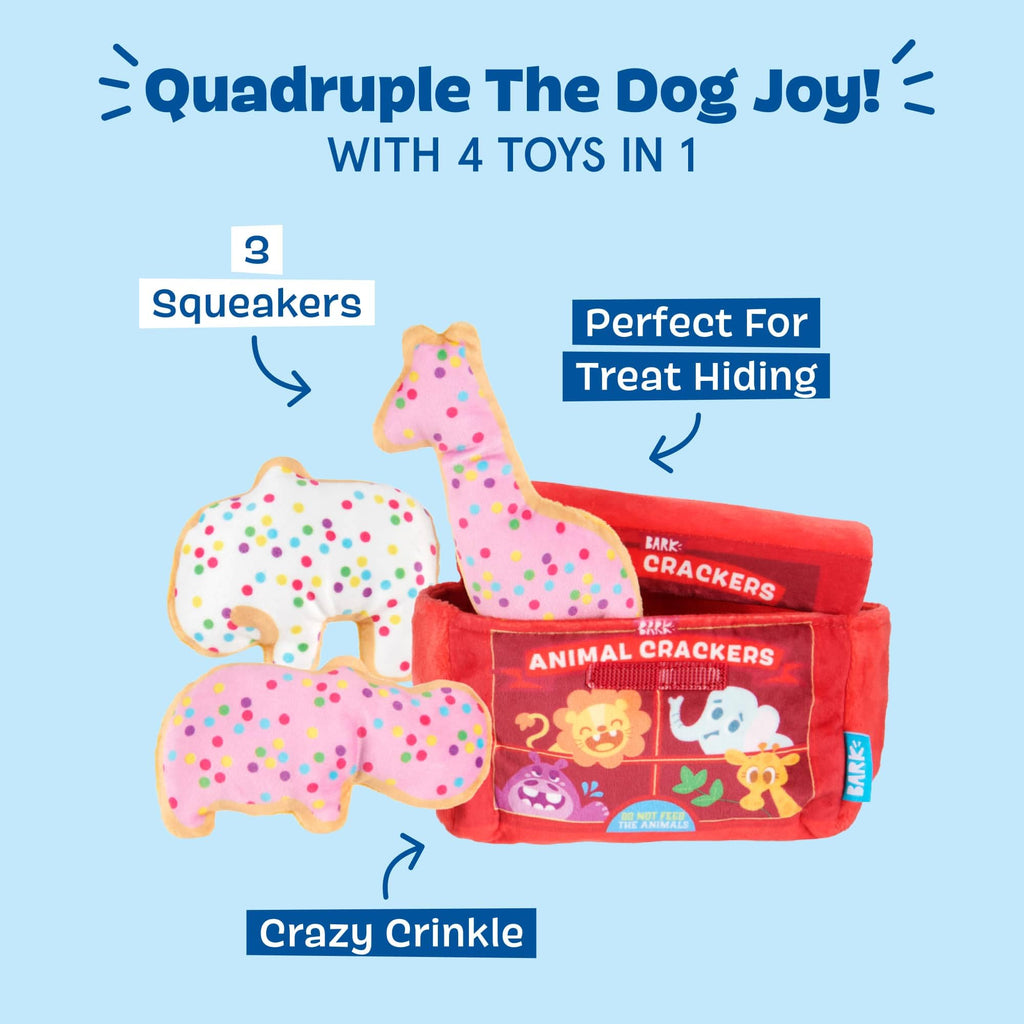 4-in-1 Interactive Plush Dog Toy G34073