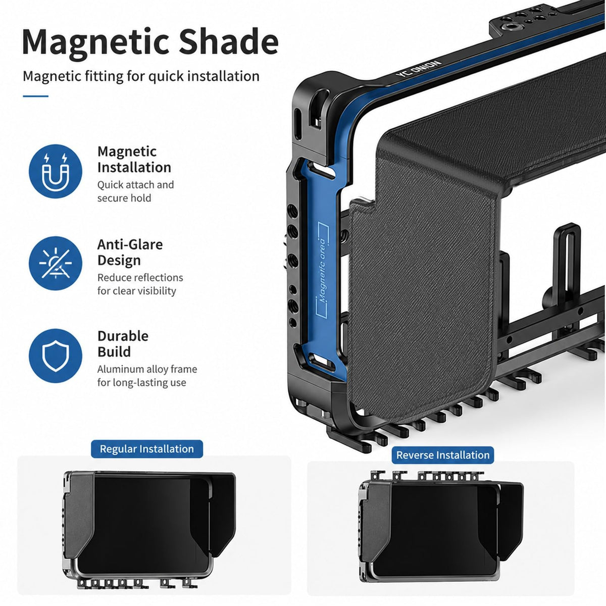 Aluminum Alloy Full Cage with Magnetic Shade X870412
