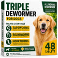 Pyrantel Pamoate and Praziquantel Dog Dewormer Tablet - 48 Tablets K583654