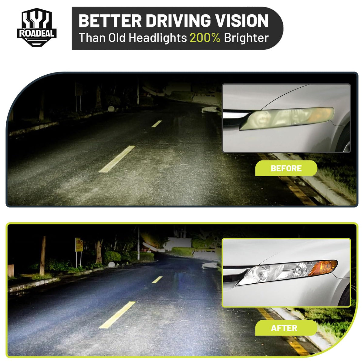 Headlights for Honda Civic 4-Door D976794