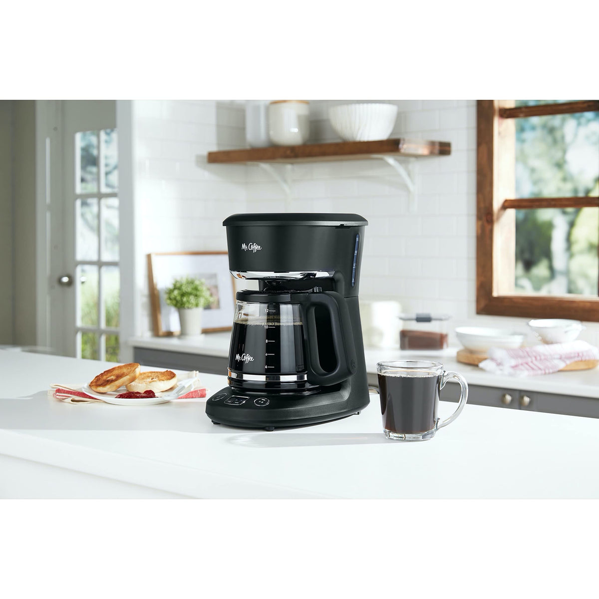 12-Cup Programmable Coffeemaker Black C69766