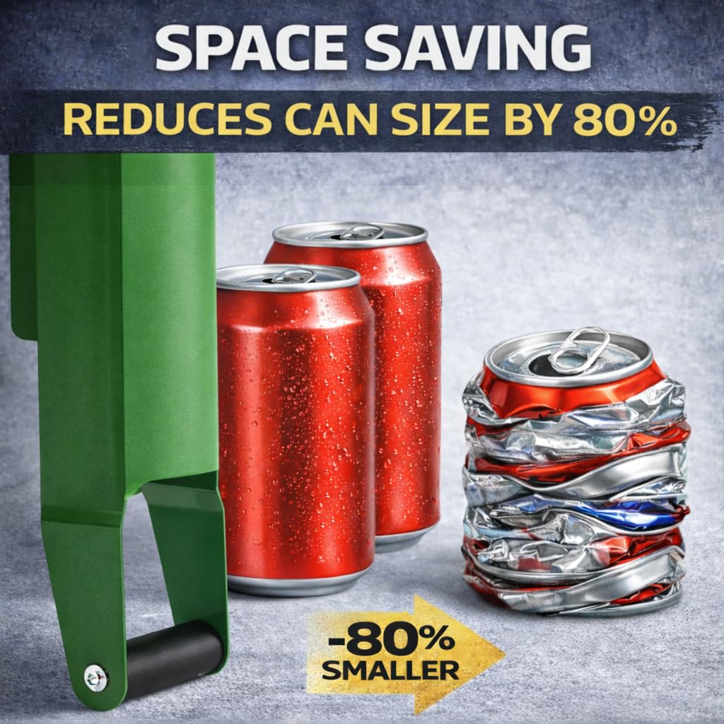 Heavy Duty 8oz 12 oz 16oz Aluminum Can Crusher B268