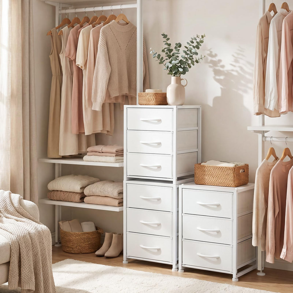 2-Pack Stackable 3-Tier Fabric Storage Drawers X29367