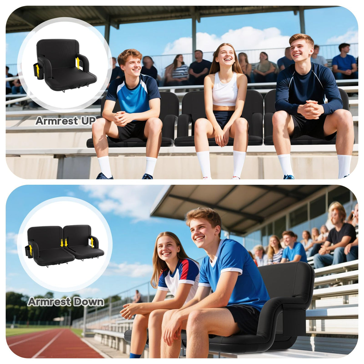 Stadium Seat with Back Support M84762