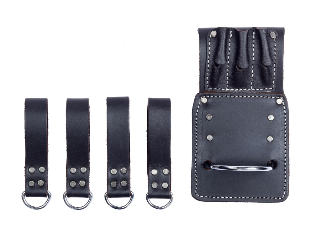 Brown Leather 22-Pocket Tool Belt F17594